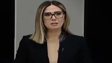 لحظات سخت مجری زن ترکیه روی آنتن هنگام زلزله