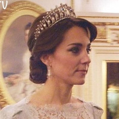 Kate Midelton with The Queen Mary Lovers Knot Tiara 2015 400x400 1