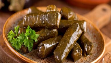 دلمه برگ گیلاس