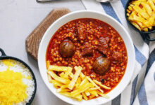 گرفتن تلخی خورشت قیمه