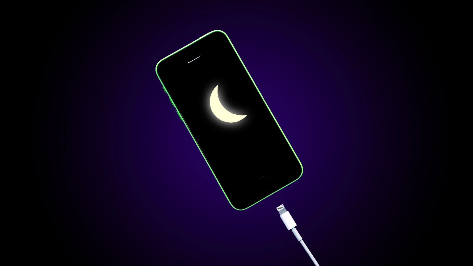 Charging the mobile at night 1