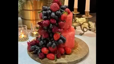 تزیین هندوانه شیک و خاص شب یلدا 2