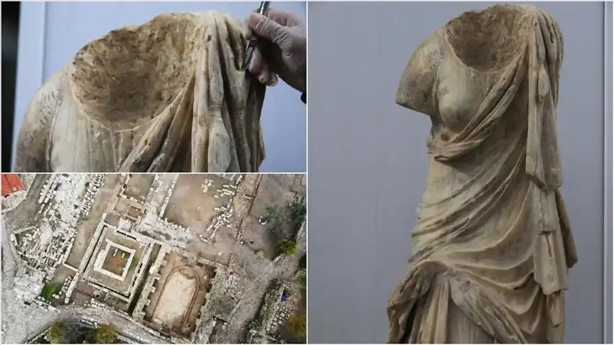 مجسمه ای با بیش از 2 هزار سال قدمت در ترکیه