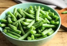 فریز کردن لوبیا سبز با گوجه