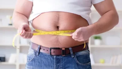 Melting belly fat