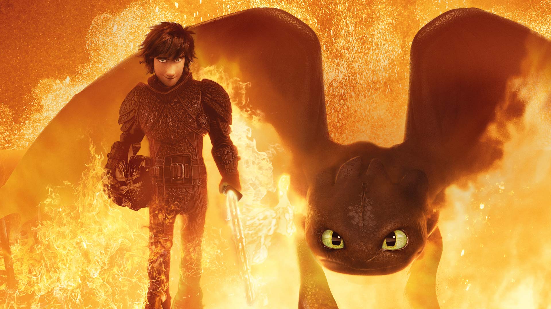 how to train your dragon young man angry dragon in fire
