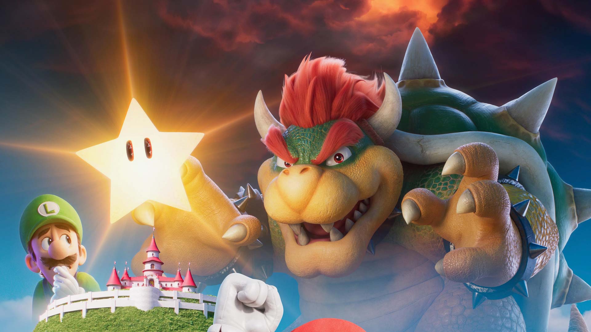 the super mario bros movie dragon a star