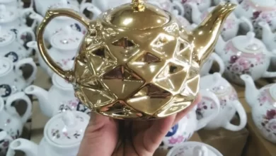 رفع لکه چای از قوری