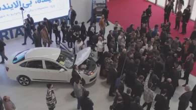 وزیر صمت نمایشگاه خودرو