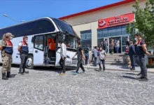 Arrest of Turkish illegal immigrants