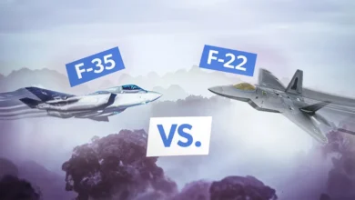 مقایسه جنگنده افسانه‌ای F۱۶ و F35