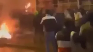 آتش سوزی سفارت 1