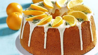 کیک ماست و لیمو