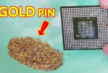 download(ویدئو) نحوه استخراج آسان طلا از cpu قدیمی کامپیوتر