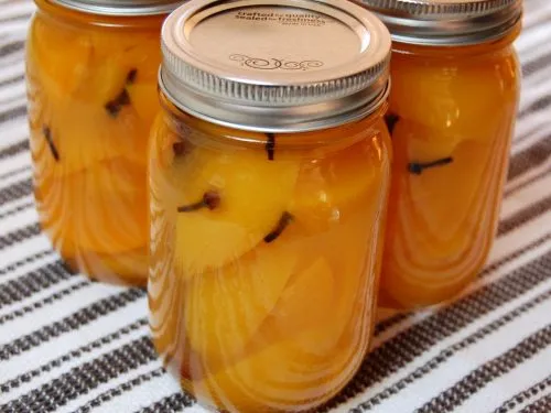 pickled peaches