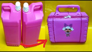 درست کردن چمدان با دو بطری پلاستیکی