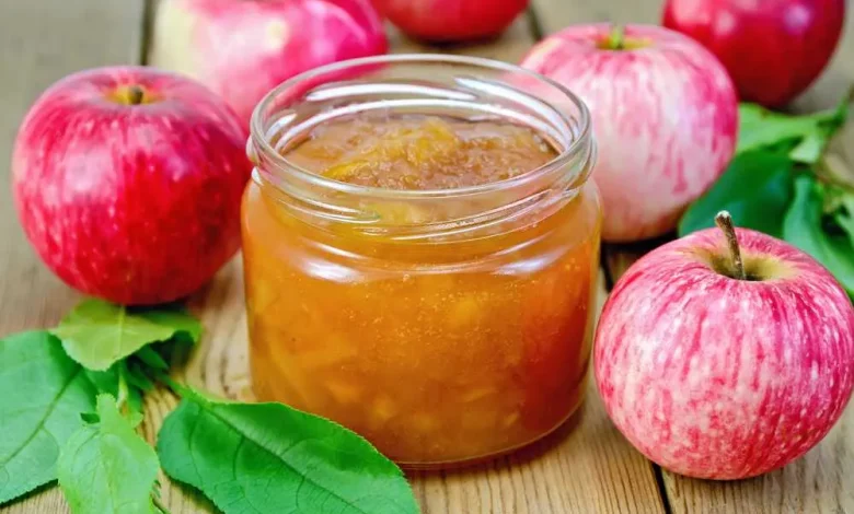 مربای سیب .
