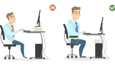 چند راهکار برای پشت میز نشستن