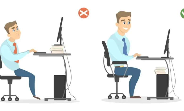 چند راهکار برای پشت میز نشستن