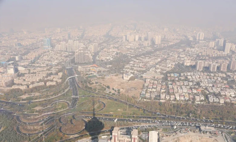 ۳ منطقه تهران در وضعیت قرمز آلودگی هوا