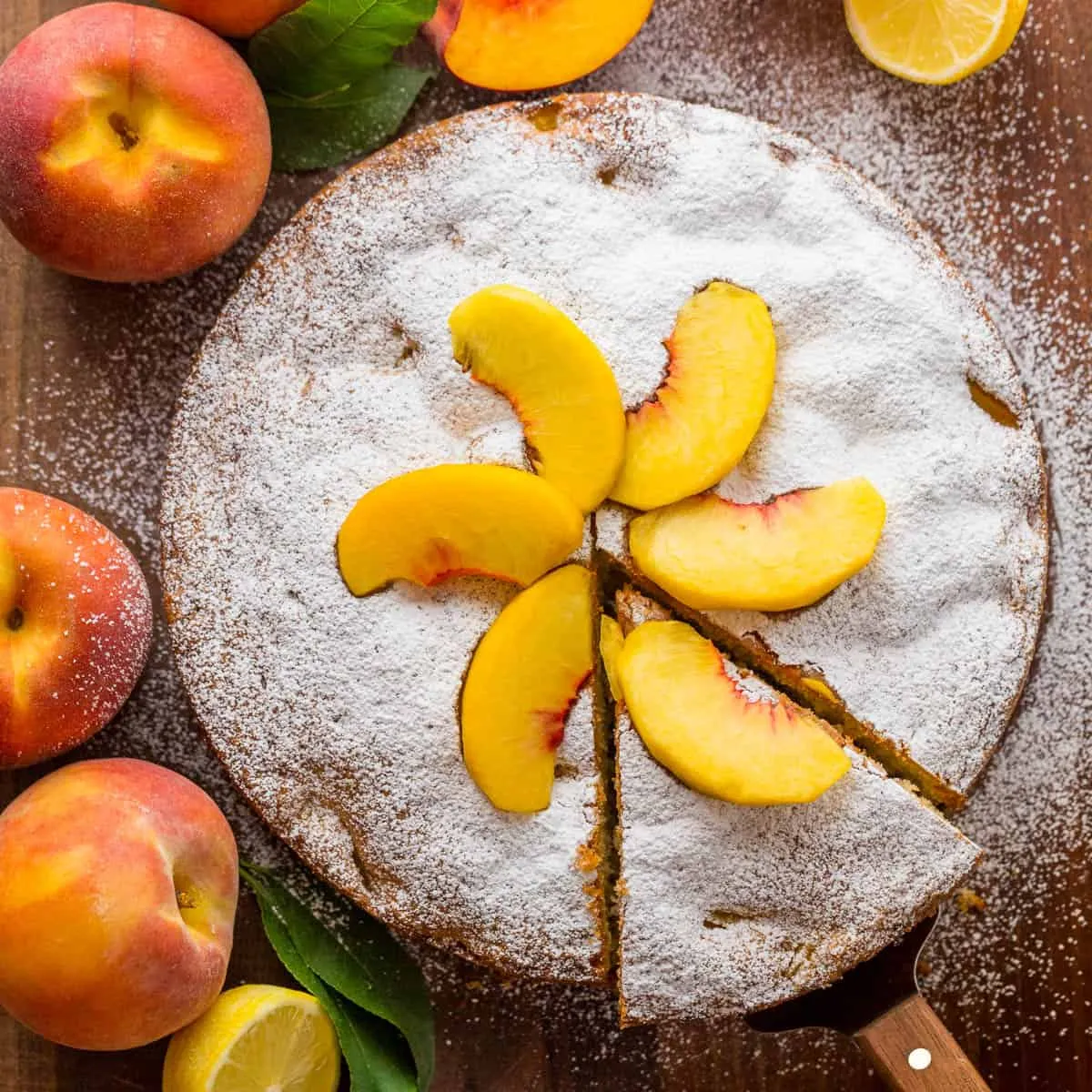 How to make peach cake 1