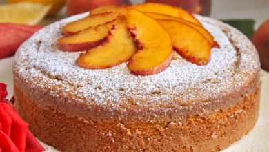 How to make peach cake