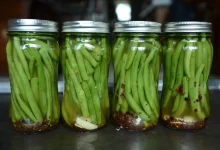 فریز کردن لوبیا سبز با گوجه