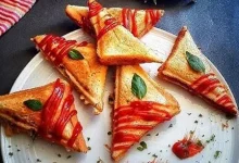 اسنک مرغ و قارچ