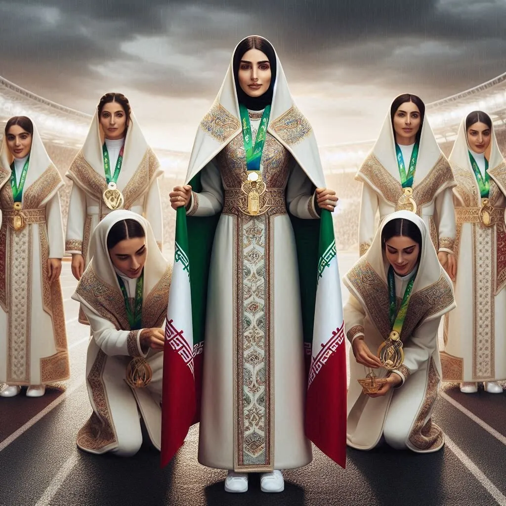 اگر طراح لباس تیم ایران در المپیک هوش مصنوعی بودعکس
