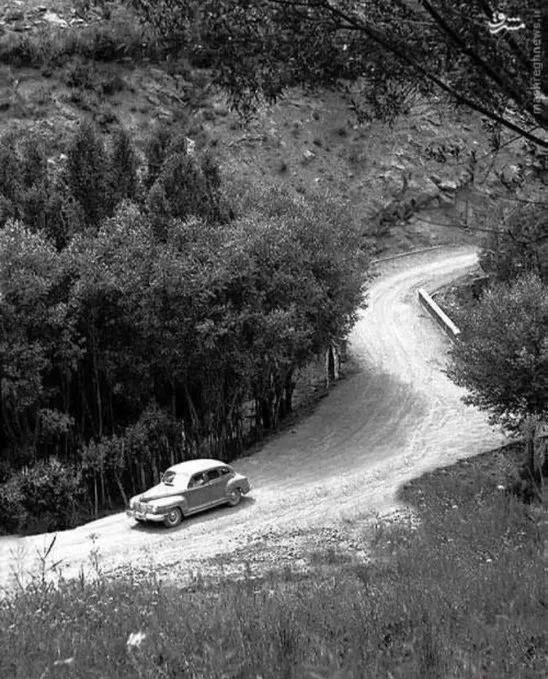 جاده چالوس در سال ۱۳۲۰