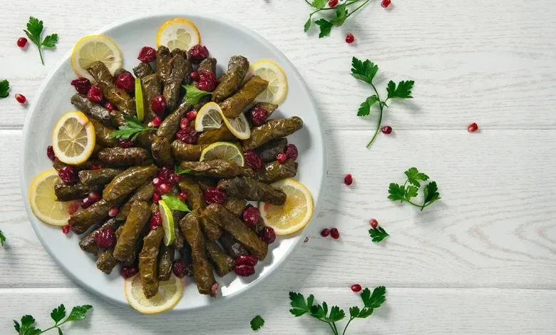 دلمه برگ گیلاس