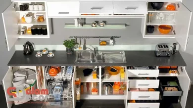 15 ایده عالی برای چیدمان کابینت آشپزخانه کوچکعکس15
