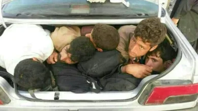 توقیف خودرویی که ۱۸ افغانی را در آن جاساز کرده بود