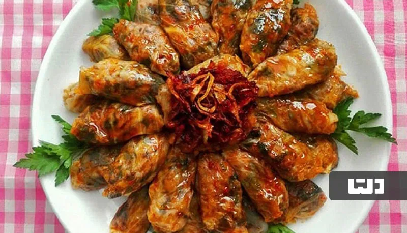 دلمه کاهو