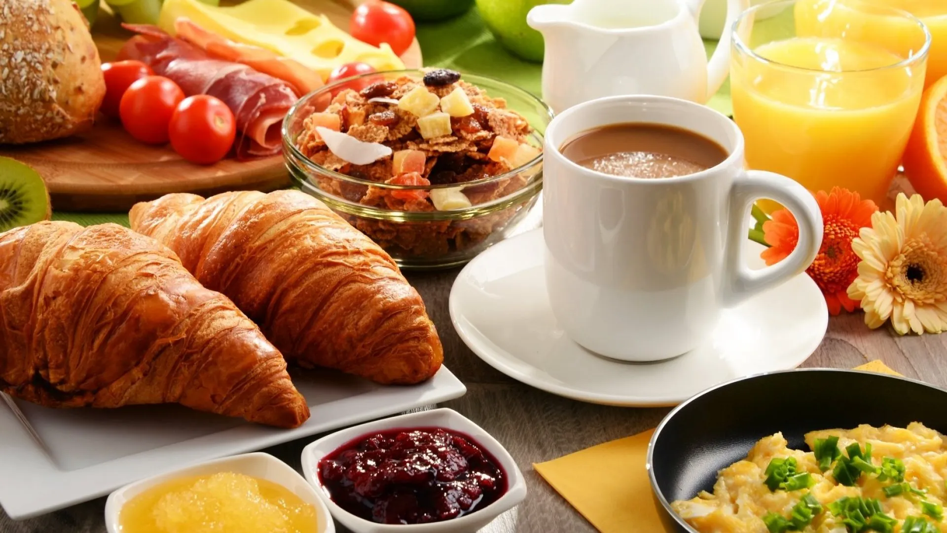 eating breakfast 3