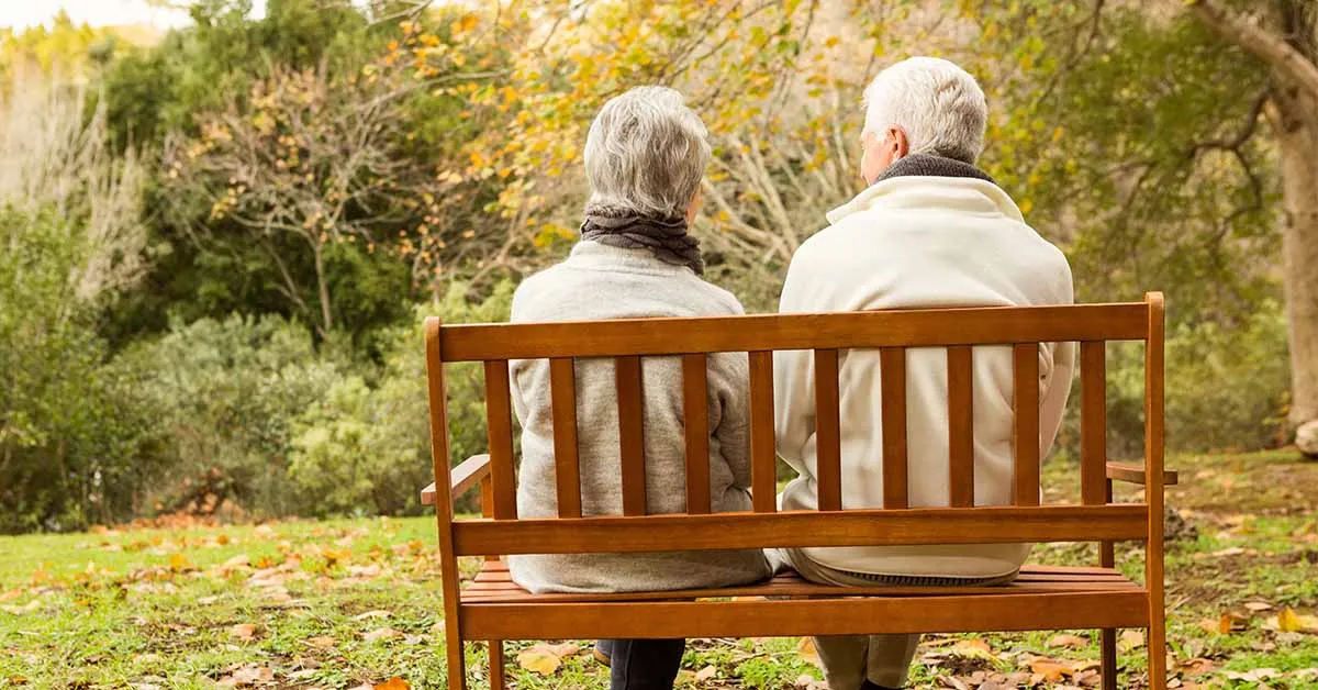 elderly couple