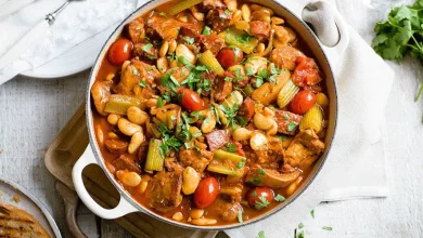 خوراک مرغ فرانسوی