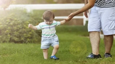 دیر راه افتادن کودک