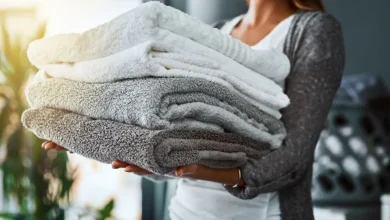 شست‌وشو و نگهداری از حوله‌ ها