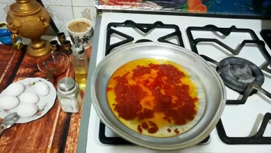 طرز تهیه املت با رب بازاری