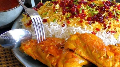طرز تهیه مرغ زعفرانی مجلسی با یک روش ویژه2