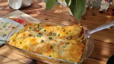 طرز تهیه یک غذای ساده و متفاوت با سیب زمینی