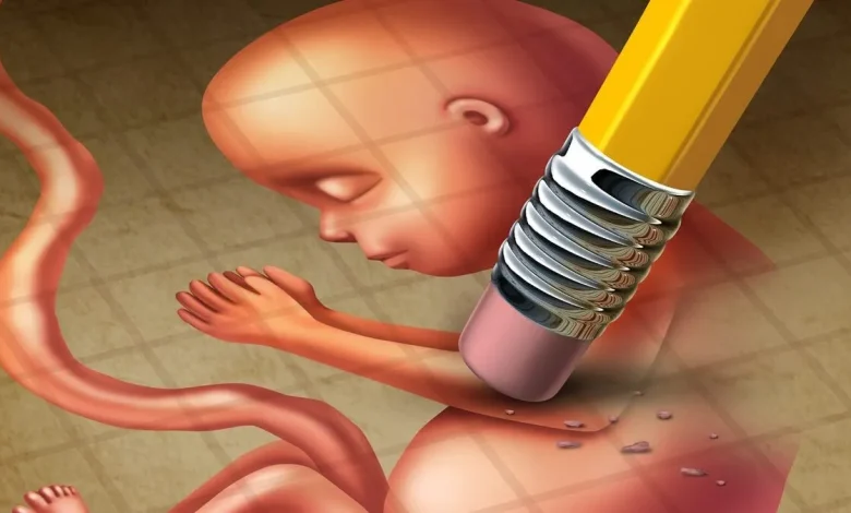 مبلغ سقط جنین غیرقانونی