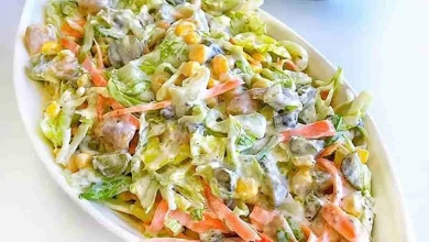 سالاد مرغ و هویج