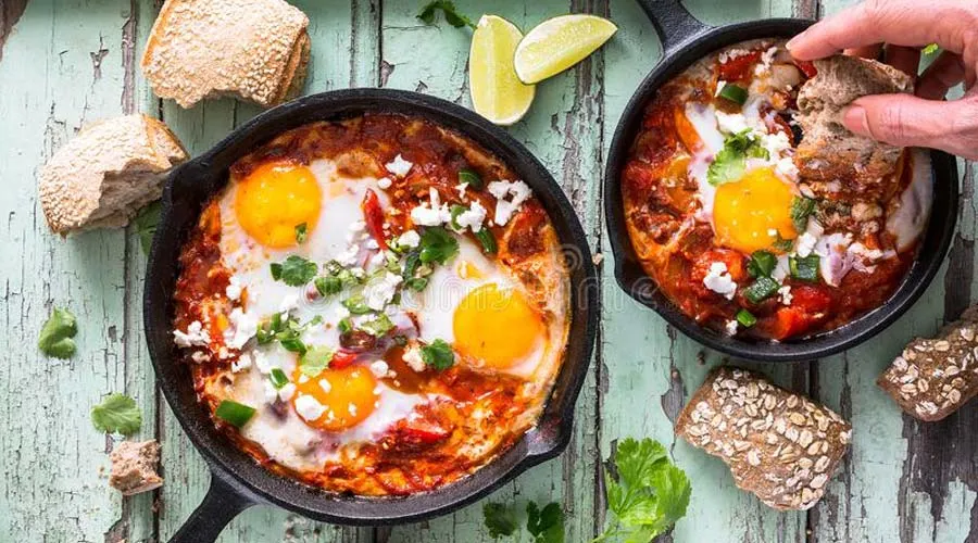 طرز تهیه املت شاک شوکا تونسی؛ صبحانه دلنشین مدیترانه‌ ای1