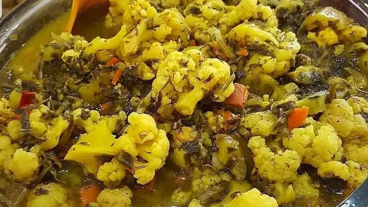 طرز تهیه ترشی هفت بیجار زرد3