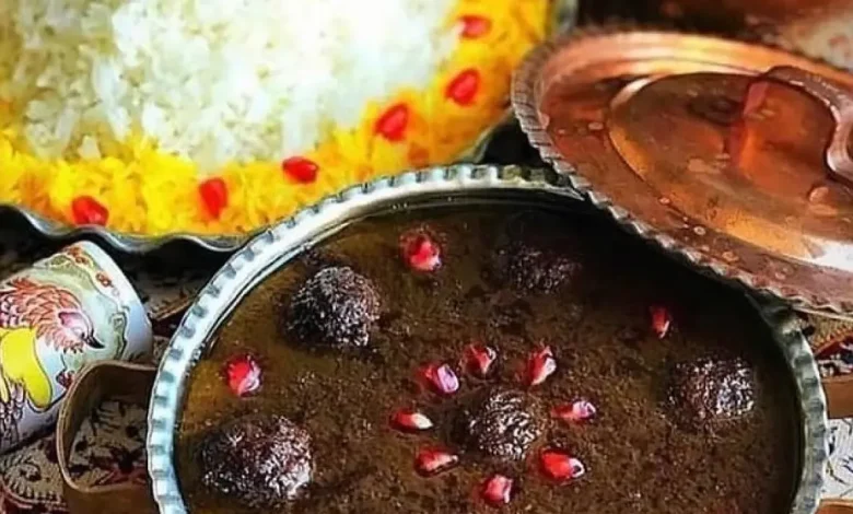خورشت فسنجان بدون گردو