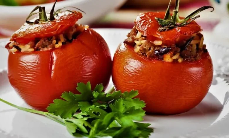 طرز تهیه دلمه گوجه فرنگی