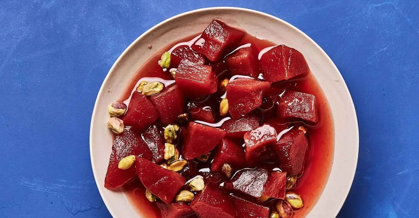 طرز تهیه مربای به با گردو خانگی1
