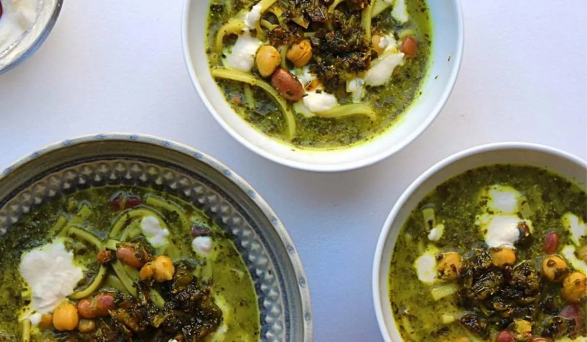 آش چهل گیاه مازندران